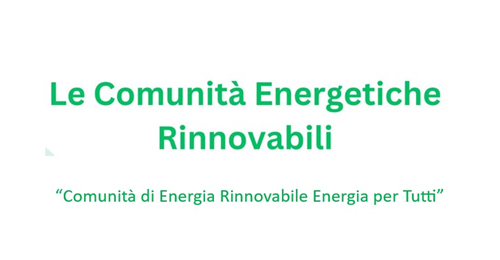 Comunità di Energia Rinnovabile "Energia per Tutti"