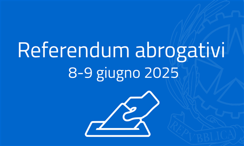Referendum abrogativi di domenica 8 e lunedì 9 giugno 2025