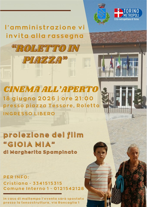 Manifestazioni 2026 - "Roletto in Piazza" serata del 18 giugno

