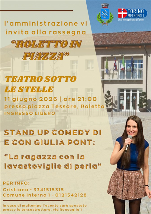 Manifestazioni 2026 - "Roletto in Piazza" serata dell' 11 giugno
